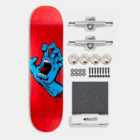 Santa Cruz Complete Kit	Screaming Hand, Bullet & Ricta Red 8 IN £74.99